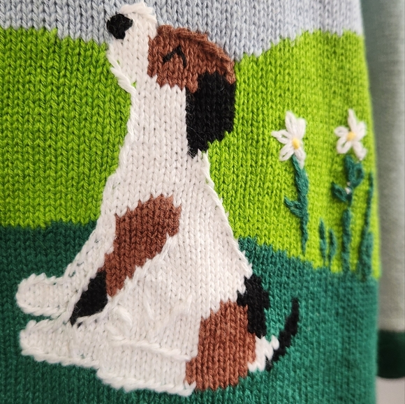 Vintage HSN Storybrook Knits Playground Park Sweaters - Picture 8 of 13